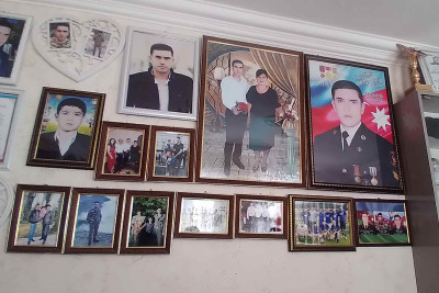 ADAU əməkdaşları şəhid Natiq Əliyevin ailəsinə baş çəkiblər