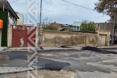 Şəhərin bir sıra küçələri təmir olunur