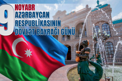 Azərbaycanın Dövlət Bayrağının yaradılmasından 105 il ötür