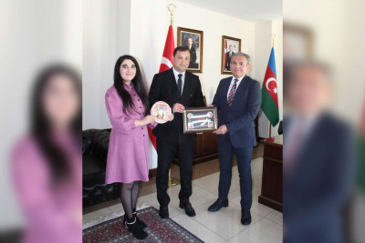 Gənclər Evinin nümayəndələri Türkiyənin Gəncədəki Baş konsulu ilə görüşüblər