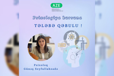 Psixologiya kursuna tələbə qəbulu başlayıb