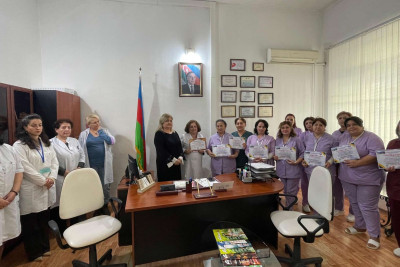 Tibb işçilərinə təşəkkürnamələr təqdim olunub