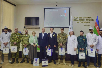 Vətən müharibəsi iştirakçıları təltif ediliblər