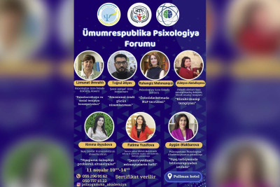 Psixoloqumuz ümumrespublika forumunda çıxış edəcək