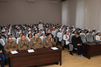 “Fövqəladə hallar zamanı ilkin davranış qaydaları” adlı tədbir keçirilib