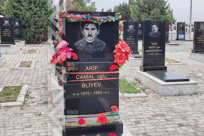 Şəhid Arif Əliyevin mövlududur