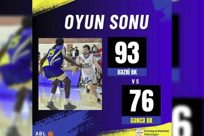 “Gəncə” BK ilə “Xəzri” arasındakı oyunun nəticələri bəlli olub