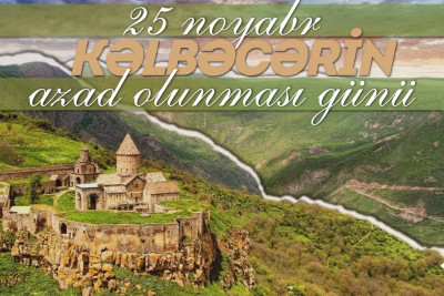 Bu gün Kəlbəcərin azad edilməsindən 3 il ötür