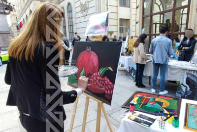 Şəhərin mərkəzində sərgi-yarmarka təşkil olunub