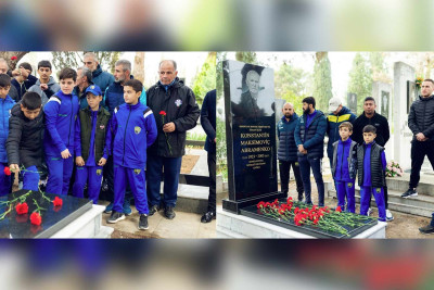 Konstantin Abramenkonun 100 illiyi münasibəti ilə məzarı ziyarət edilib