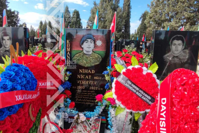 Şəhid Nihad Verdiyevin mövlududur