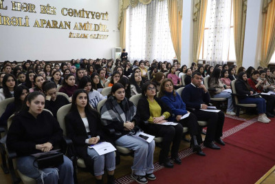 GDU-da “Dövlət qulluğu sisteminin mahiyyəti və əhəmiyyəti” mövzusunda tədbir keçirilib