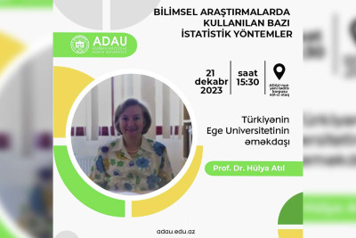 Türkiyədən dəvət olunmuş professor tərəfindən seminar təşkil olunacaq