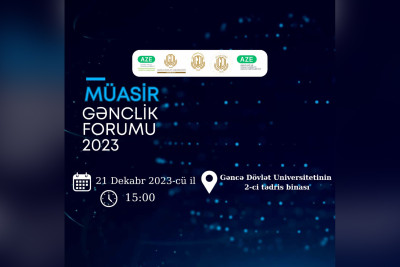 "Müasir Gənclik Forumu 2023" adlı tədbir təşkil olunacaq