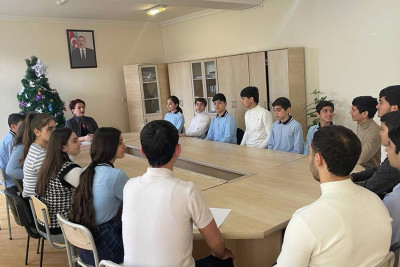 Respublika Fənn Olimpiadasının iştirakçıları ilə görüş keçirilib