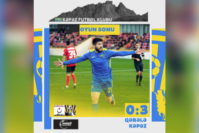 Futbol klubumuz “Qəbələ”yə qalib gəlib
