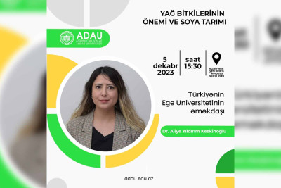 “Yağ bitkilerinin önemi ve soya tarımı” mövzusunda təlim baş tutacaq