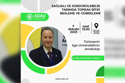 Türkiyə universitetinin əməkdaşı təlim keçəcək