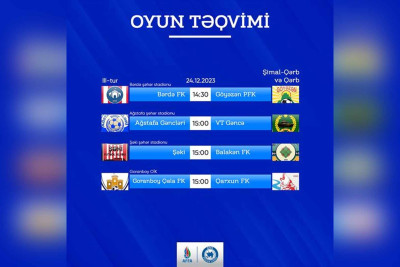 “VT Gəncə” “Ağstafa Gəncləri”nə qarşı oynayacaq