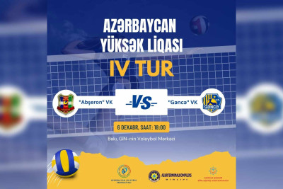 Voleybol komandamız daha bir rəqibi ilə mübarizə aparacaq