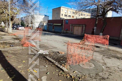 Şəhərin üç küçəsində lüklər təmir edilib