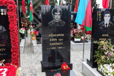 Şəhid Ağakərim Kərimovun mövlududur