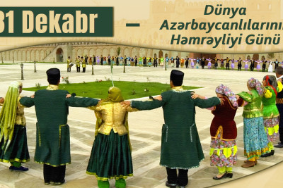 Bu gün Dünya Azərbaycanlılarının Həmrəyliyi Günü qeyd edilir