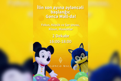 Uşaqlar üçün ödənişsiz əyləncə proqramı keçiriləcək