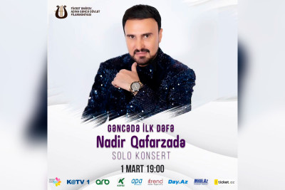 Nadir Qafarzadə şəhərimizdə ilk solo konsert verəcək