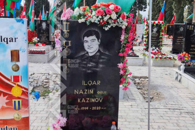 Şəhid İlqar Kazımovun mövlududur