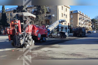 Şəhərimizin iki ərazisi asfaltlanır