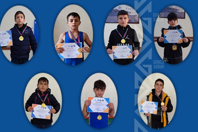 Azyaşlı güləşçilər daxili birincilik uğrunda mübarizə aparıblar