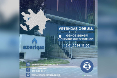 “Azəriqaz” nümayəndələri sakinlərlə görüşəcəklər