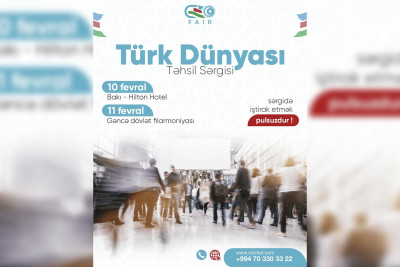 Gəncə Dövlət Filarmoniyasında Türk Dünyası Təhsil Sərgisi keçiriləcək