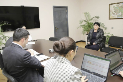 GDRTİ müdiri sakinlərin müraciətlərini dinləyib