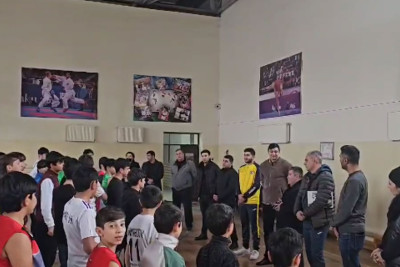 Voleybol mütəxəssisi seleksiya xarakterli məşq keçirib