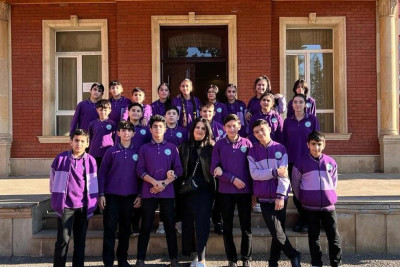 Şəmkir məktəbliləri ADAU-da qonaq olublar