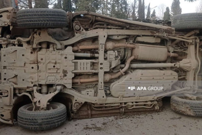 İki maşın toqquşub: bir nəfər dünyasını dəyişib