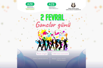 Gəncə Dövlət Filarmoniyasında rəsm sərgisi və təltifetmə mərasimi keçiriləcək