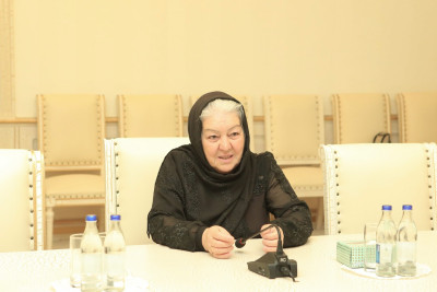 Şəhidimiz Hacı Rauf Əsgərovun anası ilə görüş keçirilib