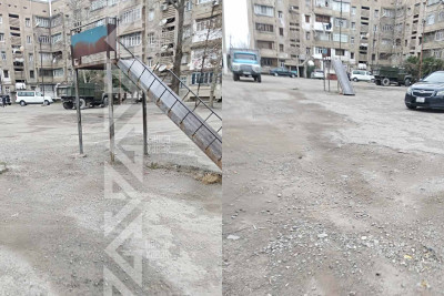 Mahrasa bağının sakinləri uşaq meydançasının salınmasını istəyirlər