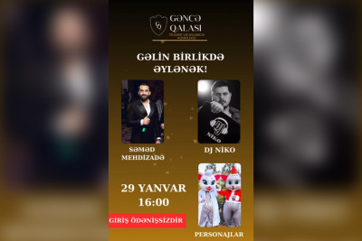 “Gəncə Qalası”nda sakinlər üçün proqram keçiriləcək