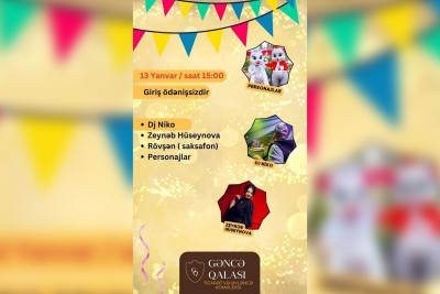 Uşaqlar üçün ödənişsiz əyləncə keçiriləcək