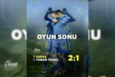 "Kəpəz" "Turan Tovuz"a qalib gəlib