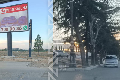 İki küçənin kəsişməsində işıqforlar işləmir