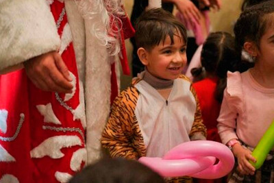 Uşaqlar üçün əyləncə təşkil olunub