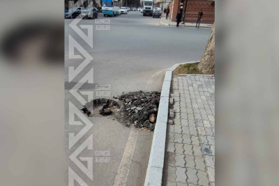 Avtomobil yollarında olan lüklər baxımsız vəziyyətdədir