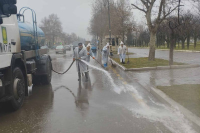 Şəhərin bir sıra ərazilərində abadlıq-quruculuq və təmizlik işləri aparılır