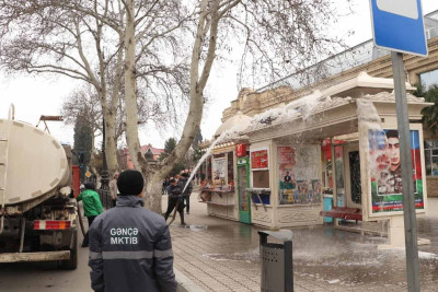 Şəhərimizdə təmizlik aksiyası davam etdirilir