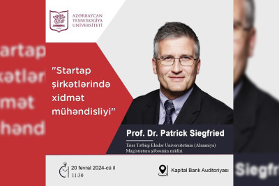 “Startap şirkətlərində xidmət mühəndisliyi” mövzusunda elmi seminar keçiriləcək